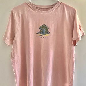 Light pink Life is good tee!!!